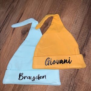 Customized baby name beanies